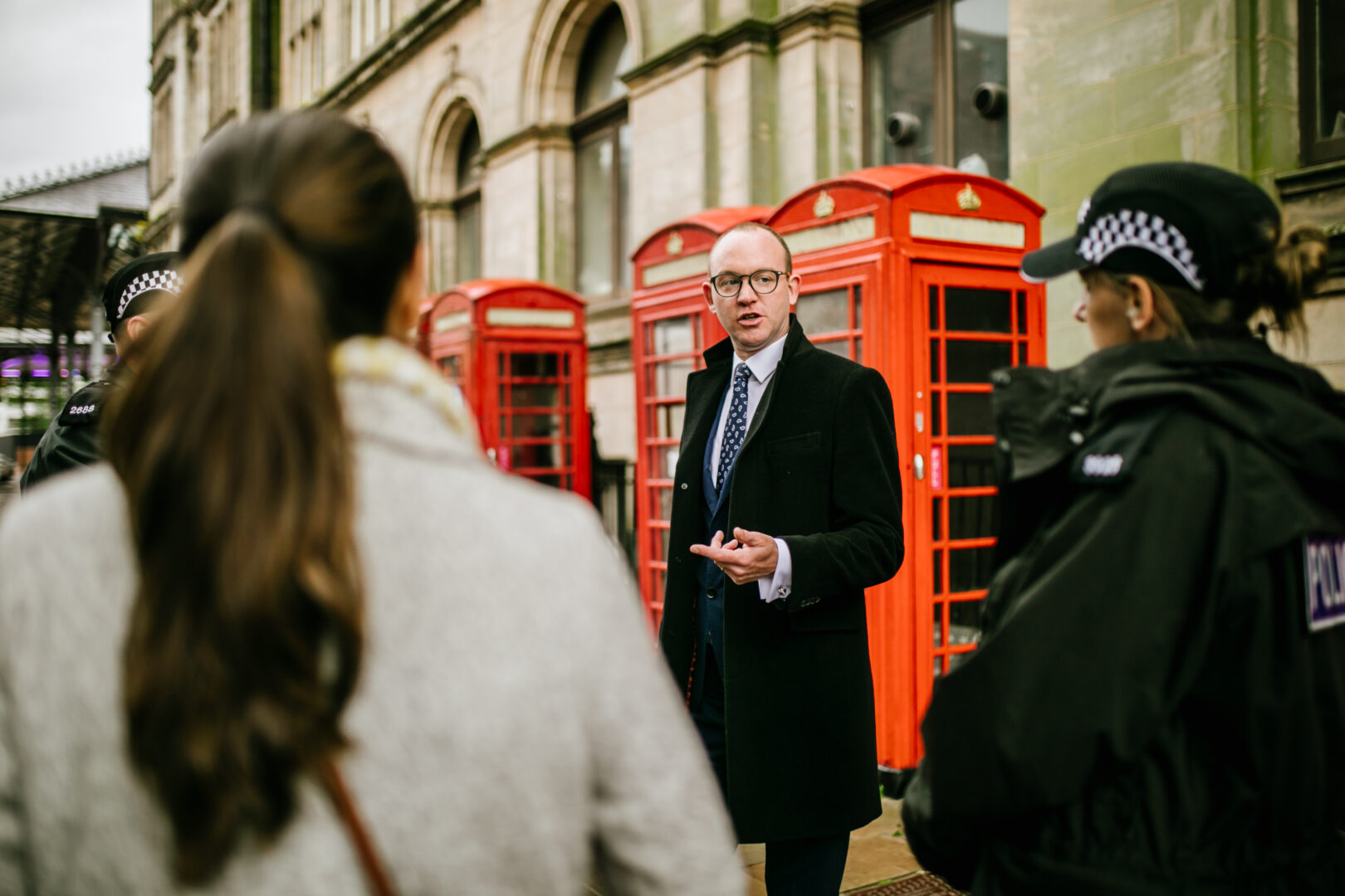 PCC Andrew Snowden and Officers