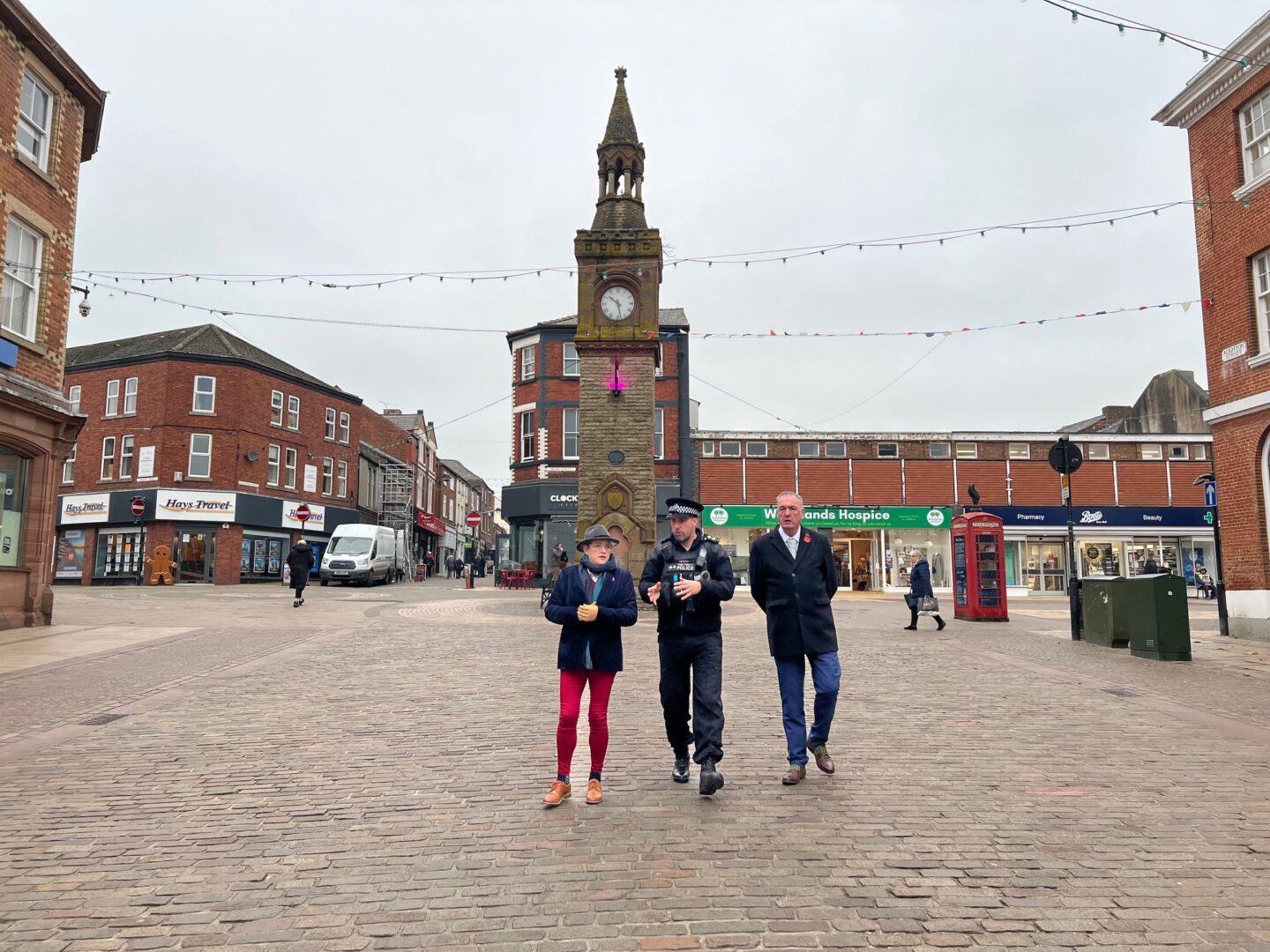 Commissioner and West Lancashire MP walk beat in Ormskirk
